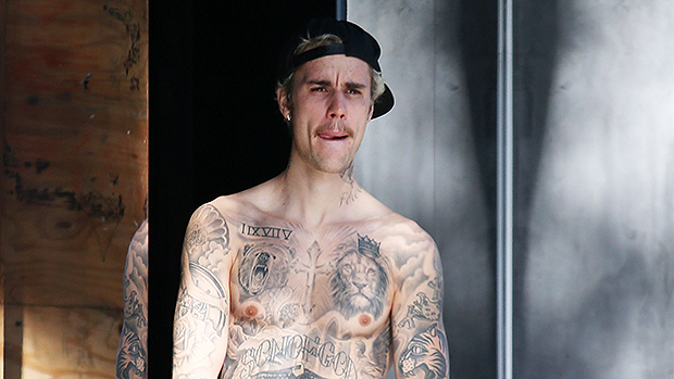 Justin Bieber Goes Shirtless & Shows Off Calvin Klein Boxers After