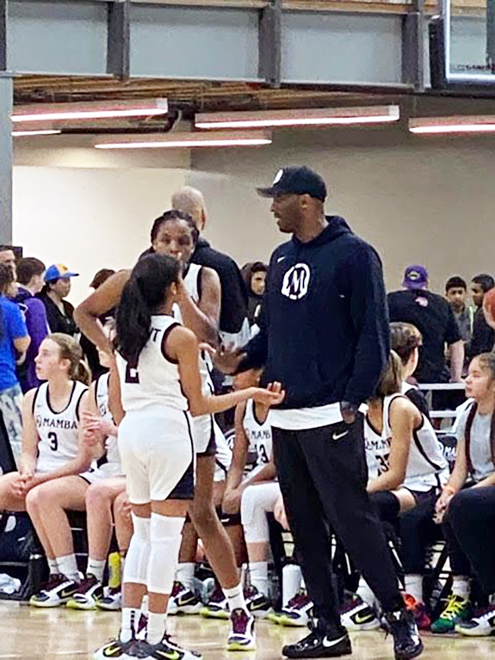 Kobe Bryant and daughter Gianna who tragically died in a helicopter crash seen for the last time on Saturday at the Kobe's Mamba Sports Academy in Thousand Oaks