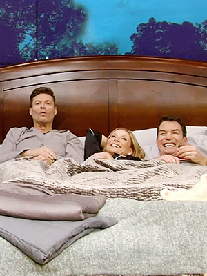 Kelly Ripa, Ryan Seacrest, Jerry O'Connell