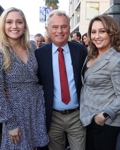 Maggie Sajak, Pat Sajak and Lesly Brown
Harry Friedman honored with a Star on the Hollywood Walk of Fame, Los Angeles, USA - 01 Nov 2019