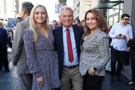 Maggie Sajak, Pat Sajak and Lesly Brown
Harry Friedman honored with a Star on the Hollywood Walk of Fame, Los Angeles, USA - 01 Nov 2019