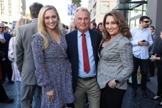 Maggie Sajak, Pat Sajak and Lesly Brown
Harry Friedman honored with a Star on the Hollywood Walk of Fame, Los Angeles, USA - 01 Nov 2019