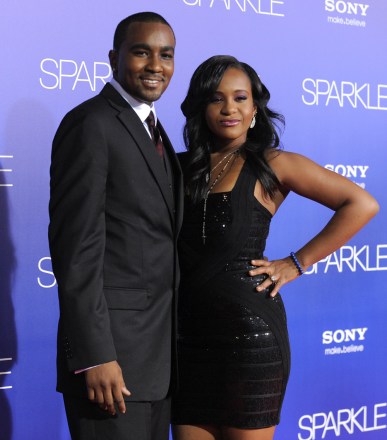 Bobbi Kristina Brown (on the right) and Nick Gordon attend the Los Angeles premiere of "Sparkle" at Grauman's Chinese Theatre, in Los Angeles
Premiere of "Sparkle", Los Angeles, USA