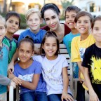 EXCLUSIVE: Natalie 'Octomom' Suleman cooks up a family meal for her 8 children, the only surviving Octuplets in the world, now 8 years-old at their home in Laguna Niguel,California.