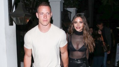 Olivia Culpo Christian McCaffery