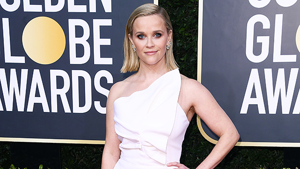 Reese Witherspoon At Golden Globes 2020 Wows In White Dress Hollywood Life