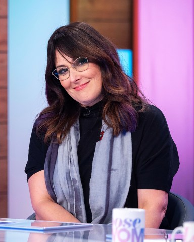 Editorial use onlyMandatory Credit: Photo by Ken McKay/ITV/Shutterstock (10458657f)Ricki Lake'Loose Women' TV show, London, UK - 28 Oct 2019WELCOME RICKI LAKE Chat show legend Ricki Lake joins us today as a guest panellist, after becoming the first contestant to leave ‘The X Factor: Celebrity’ on Saturday night.