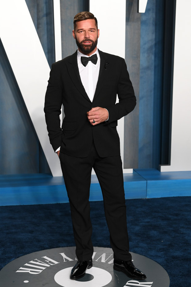 Ricky Martin at the 2022 Vanity Fair Oscar Party