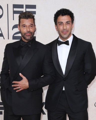 Ricky Martin and husband Jwan Yosef
28th annual amfAR Gala, Arrivals, 75th Cannes Film Festival, France - 26 May 2022