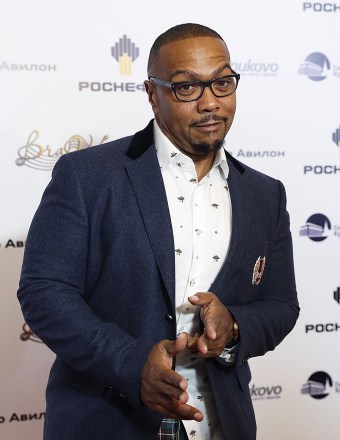 Timbaland poses during the 2nd award ceremony of the International Professional Music Award 'BraVo' in the field of popular music at the State Kremlin Palace in Moscow, Russia, 21 March 2019.
International Professional Music Award 'BraVo' in Moscow, Russian Federation - 21 Mar 2019