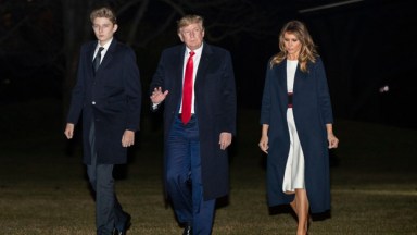 Barron Trump, Donald Trump, Melania Trump