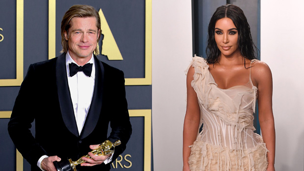 Brad Pitt & Kim Kardashian: Pair Share Sweet Reunion At 2020 Oscars –  Hollywood Life