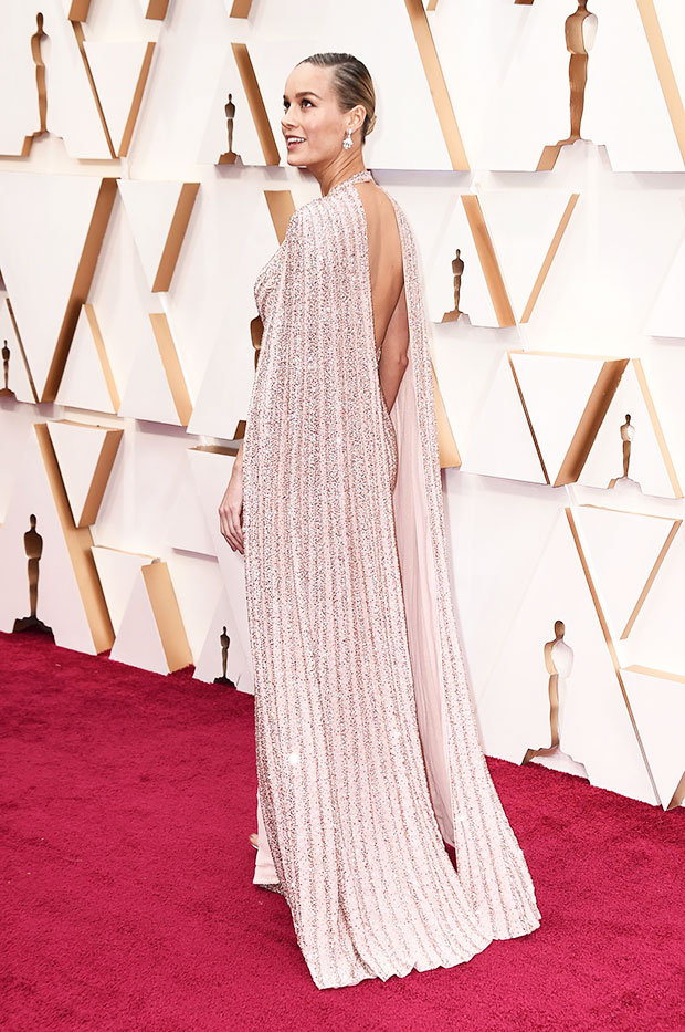 brie larson oscar dress