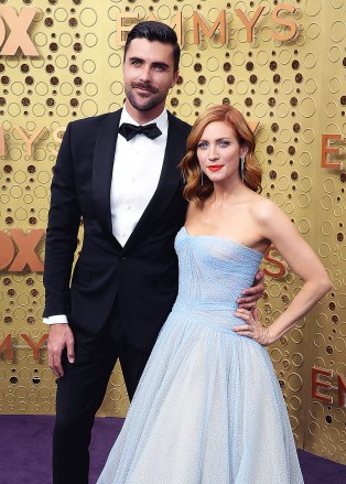Tyler Stanaland and Brittany Snow
71st Annual Primetime Emmy Awards, Arrivals, Microsoft Theatre, Los Angeles, USA - 22 Sep 2019