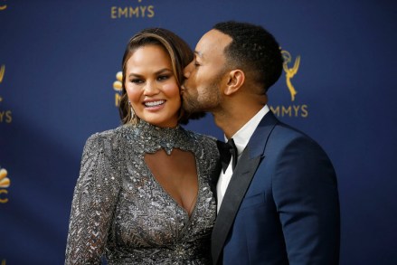Chrissy Teigen, John Legend
70th Primetime Emmy Awards, Arrivals, Los Angeles, USA - 17 Sep 2018