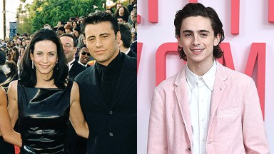 Courteney Cox, Matt LeBlanc, Timothee Chalamet