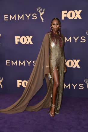Dominique Jackson arrives at the 71st Primetime Emmy Awards, at the Microsoft Theater in Los Angeles
2019 Primetime Emmy Awards - Arrivals, Los Angeles, USA - 22 Sep 2019