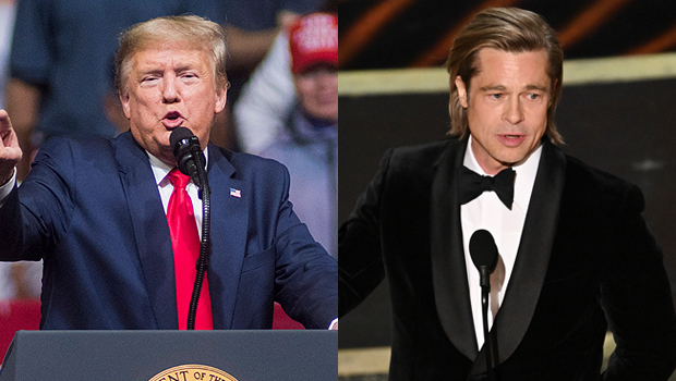 Donald Trump and Brad Pitt