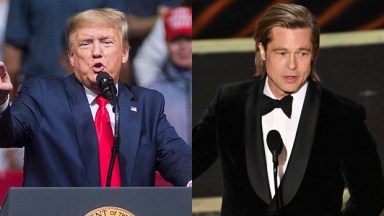 Donald Trump and Brad Pitt