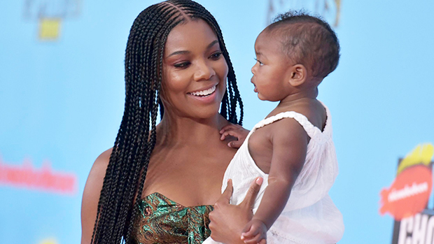 Gabrielle Union S Daughter Makes Funny Faces On La S Finest Set Hollywood Life