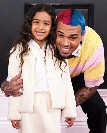 Chris Brown and Royalty Brown
62nd Annual Grammy Awards, Arrivals, Los Angeles, USA - 26 Jan 2020