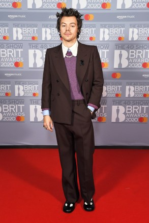 Harry Styles
40th Brit Awards, VIP Arrivals, The O2 Arena, London, UK - 18 Feb 2020