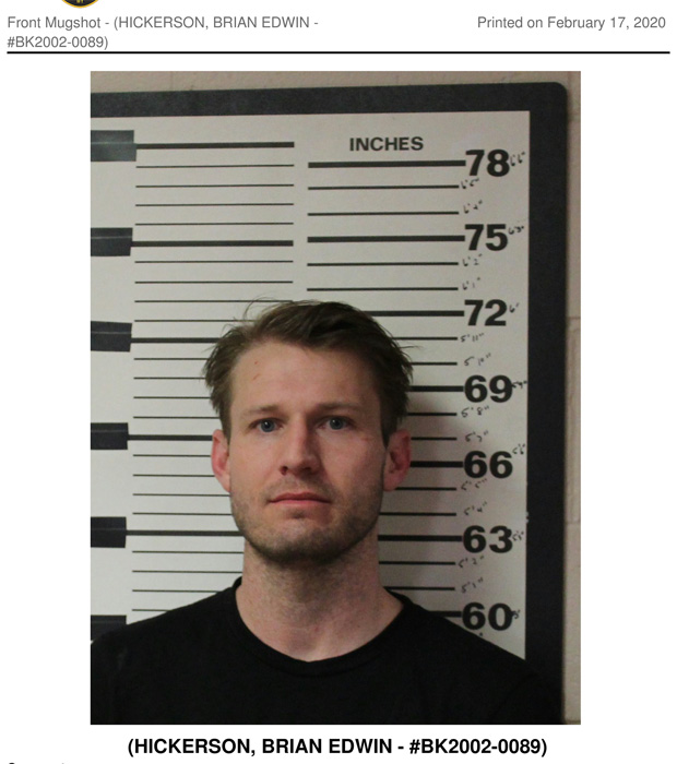 Brian Hickerson Mugshot