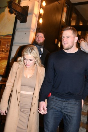 New York, NY  - JJ Watt is joined by fiance Kealia Ohai at the SNL afterparty after hosting the show. The genetically blessed duo were joined by musical guest Luke Combs and cast member Chris Redd where they celebrated at Heartland BreweryPictured: Kealia Ohai, JJ WattBACKGRID USA 1 FEBRUARY 2020 BYLINE MUST READ: Rose Billings / BACKGRIDUSA: +1 310 798 9111 / usasales@backgrid.comUK: +44 208 344 2007 / uksales@backgrid.com*UK Clients - Pictures Containing ChildrenPlease Pixelate Face Prior To Publication*