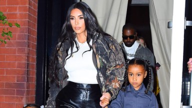 Kim Kardashian and her kids