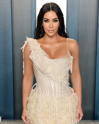Kim Kardashian West Vanity Fair Oscar Party, Arrivals, Los Angeles, USA - 09 Feb 2020