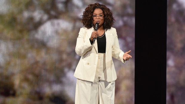 Oprah Winfrey Falls During Weight Watchers Event Watch Hollywood Life