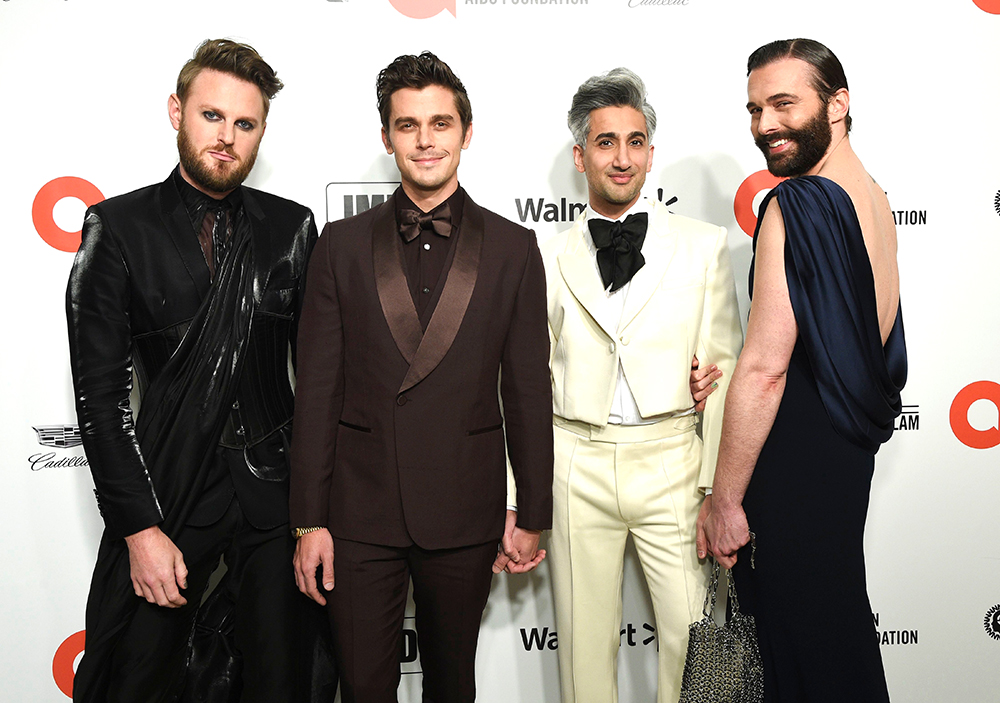 Bobby Berk, Antoni Porowski, Tan France and Jonathan Van Ness
Elton John AIDS Foundation Oscar Viewing Party, Los Angeles, USA - 09 Feb 2020