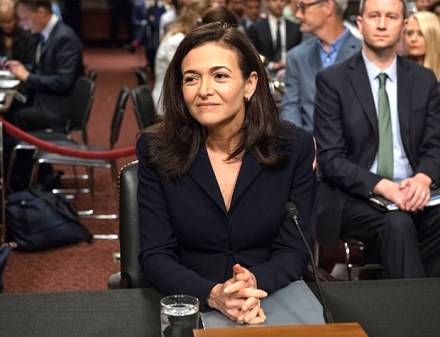 No New York or New Jersey newspapers or newspapers within a 75 mile radius of New York City.Mandatory Credit: Photo by Shutterstock (9870836i)Sheryl Sandberg, Chief Operating Officer, Facebook, prior to a United States Senate Select Committee on Intelligence hearing "to examine foreign influence operations' use of social media platforms" on Capitol Hill in Washington, DC.Senate Intelligence Committee hearing, Washington DC, USA - 05 Sep 2018