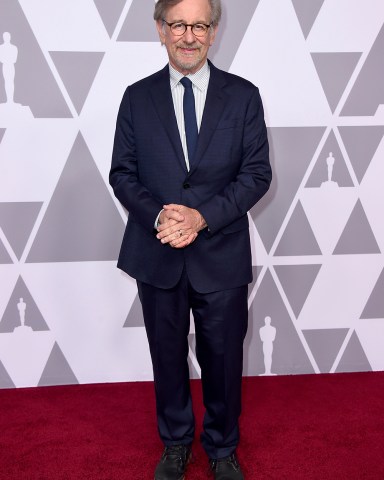 Steven Spielberg arrives at the 90th Academy Awards Nominees Luncheon at The Beverly Hilton hotel, in Beverly Hills, Calif
90th Academy Awards Nominees Luncheon - Arrivals, Beverly Hills, USA - 05 Feb 2018