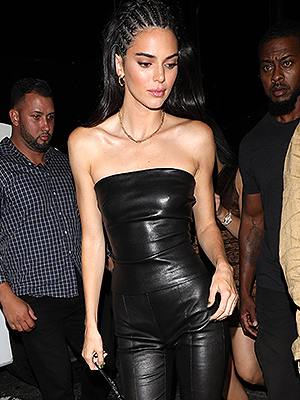 atlet Ampere regering Celebrities Wearing Leather Jumpsuits: Photos Of Kendall Jenner & More –  Hollywood Life