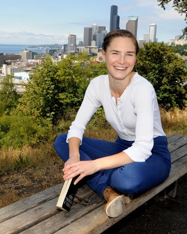 PLEASE CALL TO AGREE FEES - MINIMUM USAGE FEES APPLY
Mandatory Credit: Photo by Stuart Clarke/Shutterstock (3024886w)
Amanda Knox
Amanda Knox in Seattle, America - 04 Aug 2013
*Full interview: http://www.rexfeatures.com/nanolink/mmxs 
On September 30 a court in Italy will, for the third time, begin hearing evidence in the case against American student Amanda Knox and her Italian former boyfriend Raffaele Sollecito, both accused of the murder of British student Meredith Kercher in Perugia in November 2007. In March, Italy's supreme court ordered a re-trial for both  - this time in Florence - following the first two trials in Perugia that were marked by controversy. An appeal court in 2011 acquitted both, overturning 2009 convictions by a lower court. In an exclusive interview Knox, now aged 26, explains describes her experiences and explains why she will not be returning to face another protracted series of hearings.