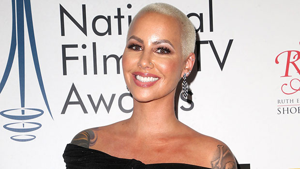 Amber Rose Unveils New Tattoo Of Her Kids Names On Her Forehead