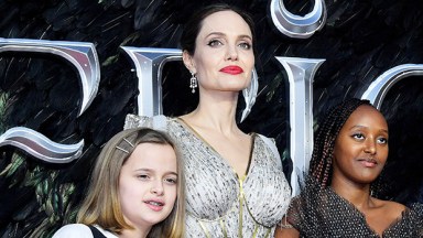 Angelina Jolie and daughters