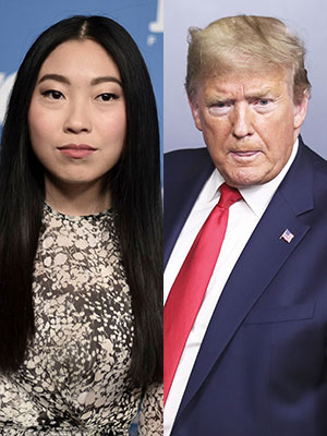 Awkwafina Donald Trump