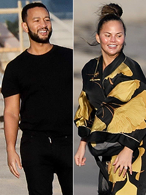 John Legend & Chrissy Teigen in Malibu