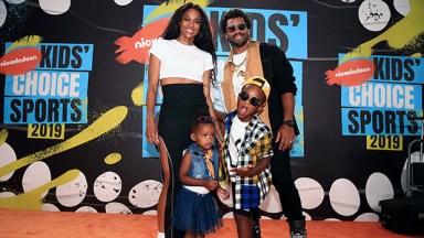Ciara & Russell Wilson & their kids