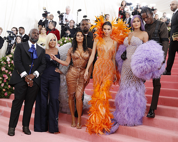 Corey Gamble & Kris Jenner on the red carpet 