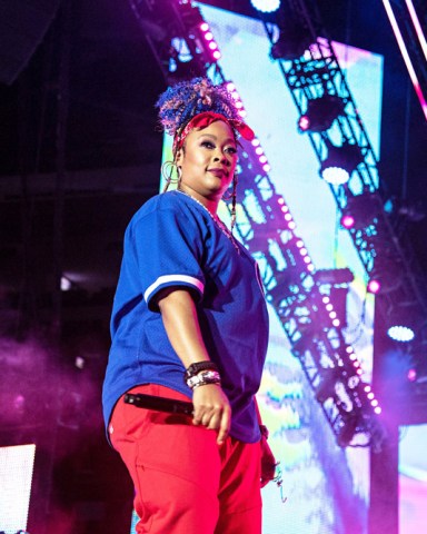 Da Brat performs at the 2019 Essence Festival at the Mercedes-Benz Superdome, in New Orleans
2019 Essence Festival - Day 3, New Orleans, USA - 07 Jul 2019