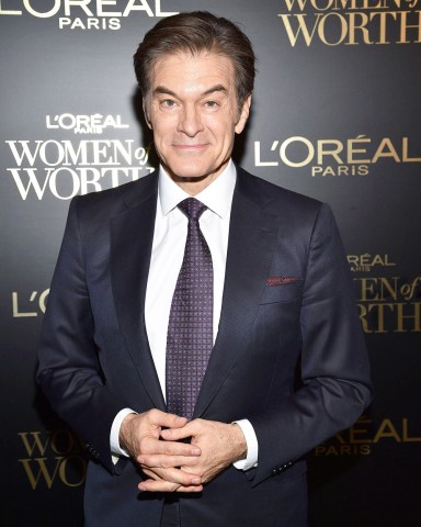 Dr. Dr Mehmet Oz attends the 14th annual L'Oreal Paris Women of Worth Gala at the Pierre Hotel, in New York
2019 L'Oreal Paris Women of Worth Gala, New York, USA - 04 Dec 2019