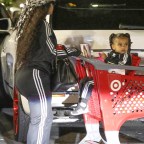*EXCLUSIVE* Blac Chyna and Dream wear matching tracksuits for a late-night mother-daughter shopping trip to Target