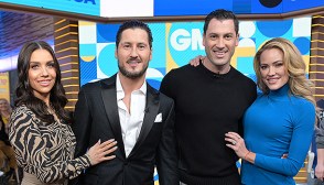 Val & Maks Chmerkovskiy with wives Jenna Johnson & Peta Murgatroyd