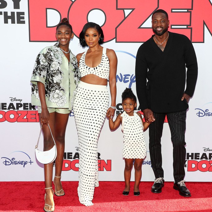 Gabrielle Union & her family at the ‘Cheaper By The Dozen’ premiere