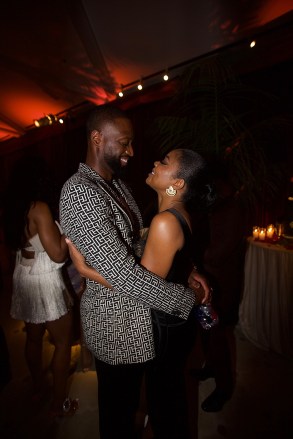 Bel Air, CA - *EXCLUSIVE* - Happy couple Dwayne Wade and Gabrielle Union attend actor Boris Kodjoe's 50th birthday party at the Bel Air Hotel.  Pictured: Dwayne Wade, Gabrielle Union BACKGRID USA 12 MARCH 2023 BYLINE MUST READ: BACKGRID USA: +1 310 798 9111 / usasales@backgrid.com UK: +44 208 344 2007 / uksales@backgrid.com *UK Customers - Images containing children Please pixelate face before posting*