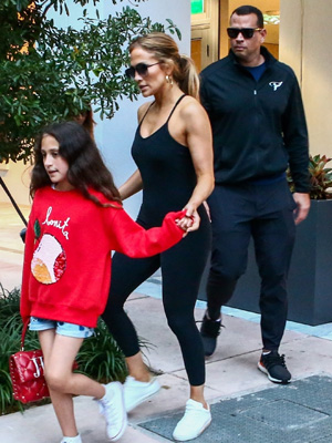 Jennifer Lopez, Alex Rodriguez, Emme