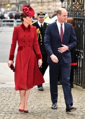 Catherine Duchess of Cambridge and Prince William
Commonwealth Day Service, Westminster Abbey, London, UK - 09 Mar 2020
The Duke and Duchess of Sussex are carrying out their final official engagement as senior royals